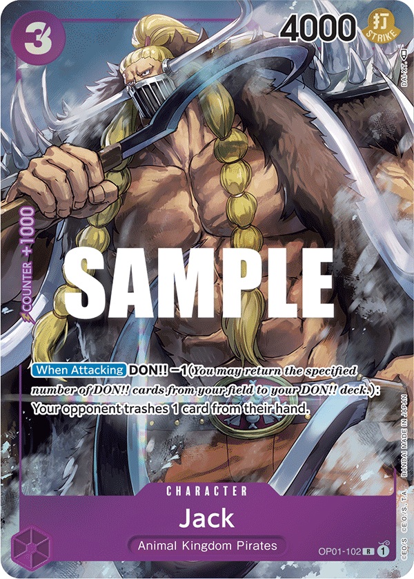 Jack One Piece card