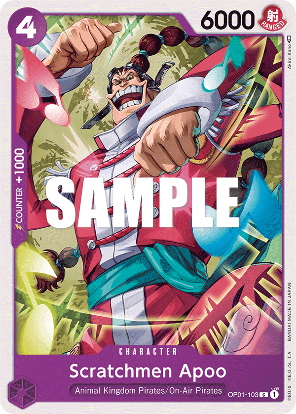 Scratchmen Apoo One Piece card