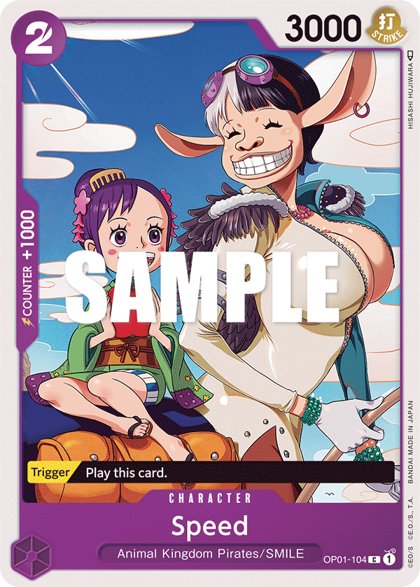 Speed One Piece card