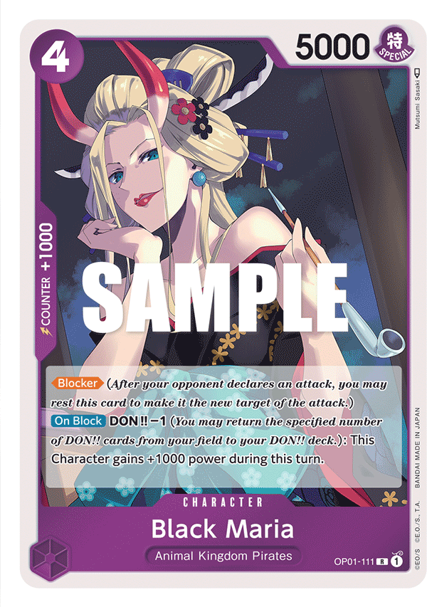Black Maria One Piece card
