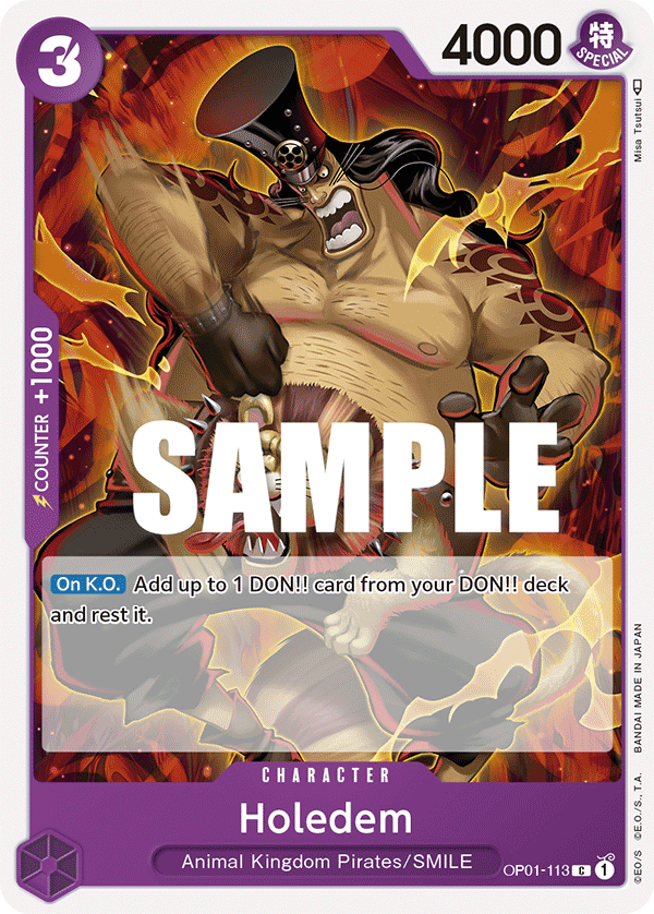 Holedem One Piece card