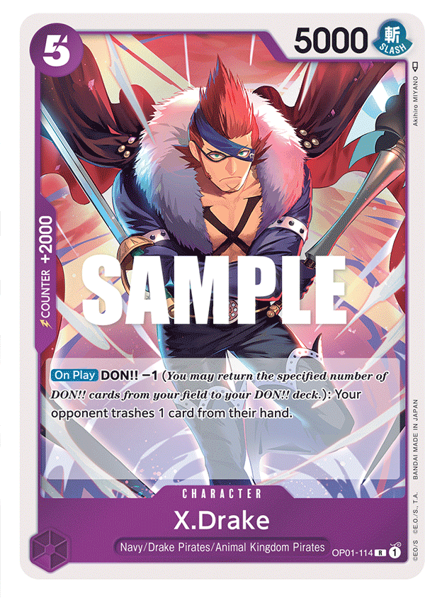 X.Drake One Piece card