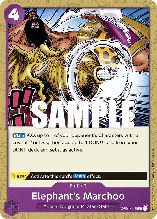 Elephant's Marchoo One Piece card