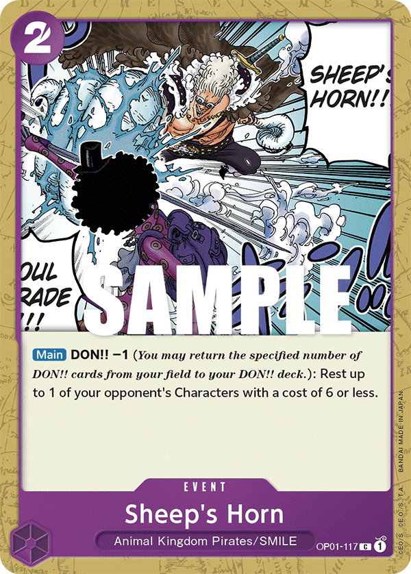 Sheep's Horn One Piece card