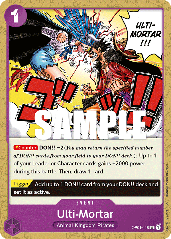 Ulti-Mortar One Piece card