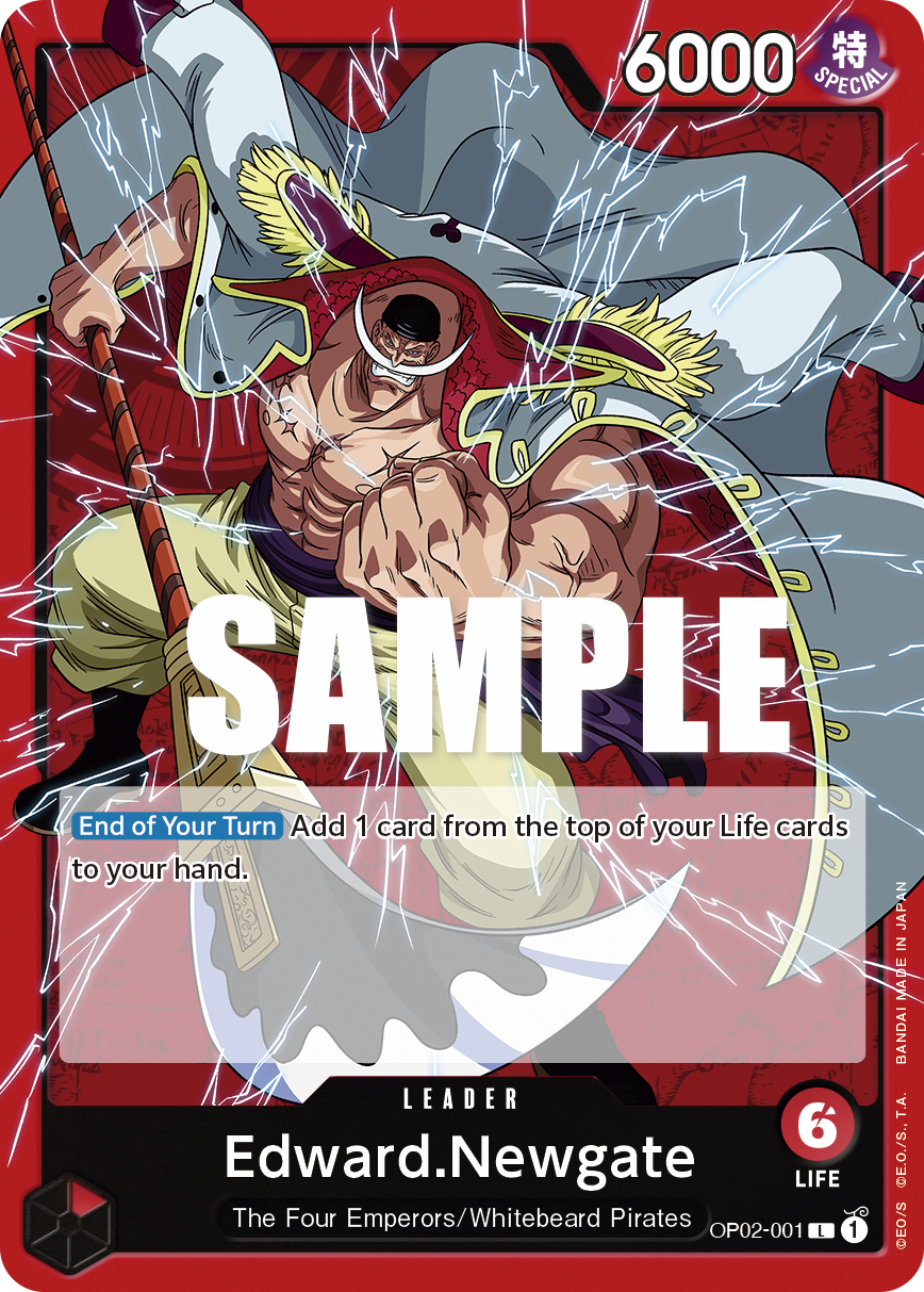 Edward.Newgate One Piece card