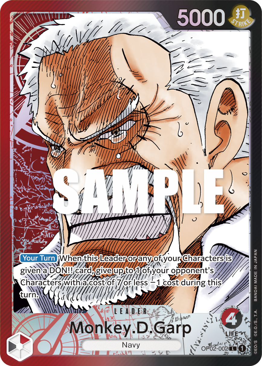 Monkey.D.Garp One Piece card