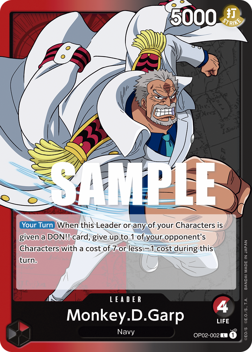 Monkey.D.Garp One Piece card