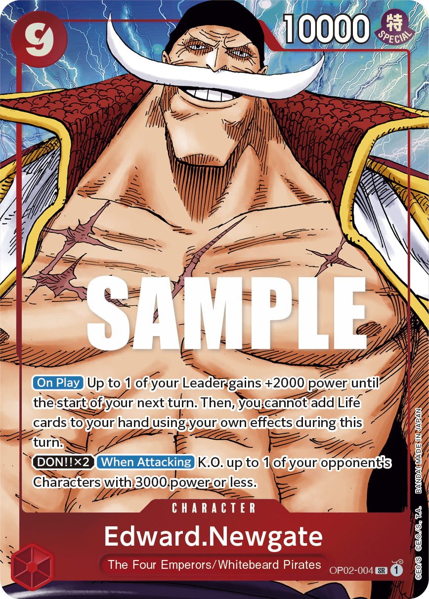 Edward.Newgate One Piece card