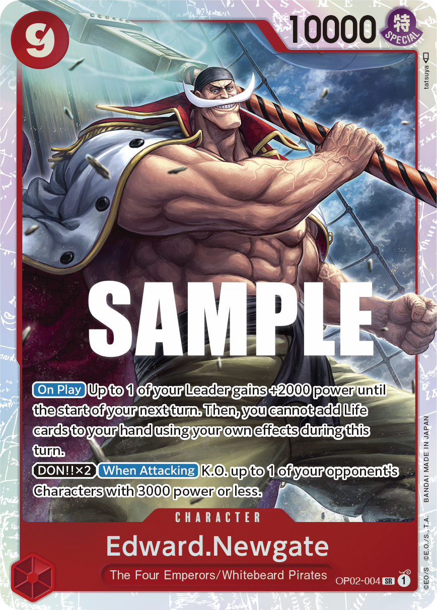 Edward.Newgate One Piece card