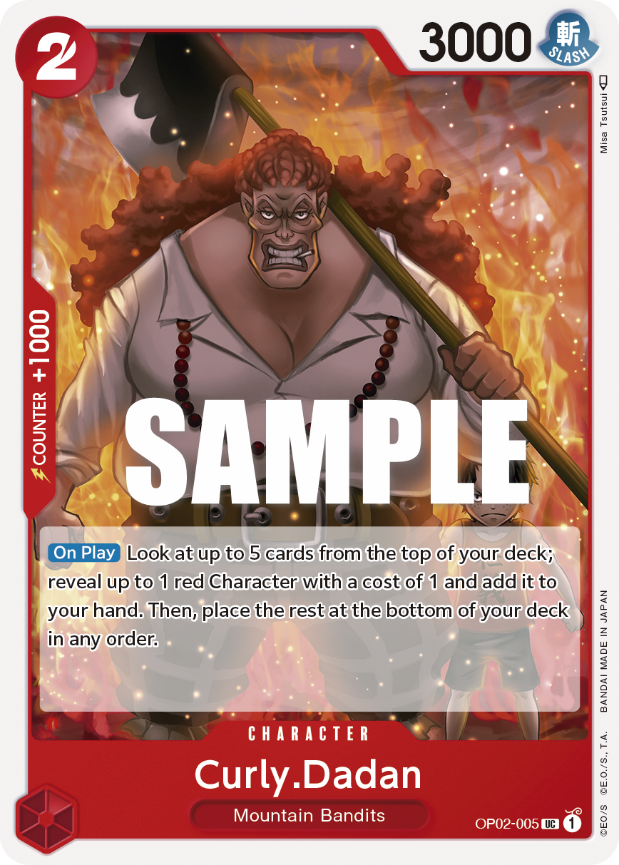Curly.Dadan One Piece card