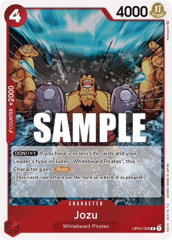 Jozu One Piece card