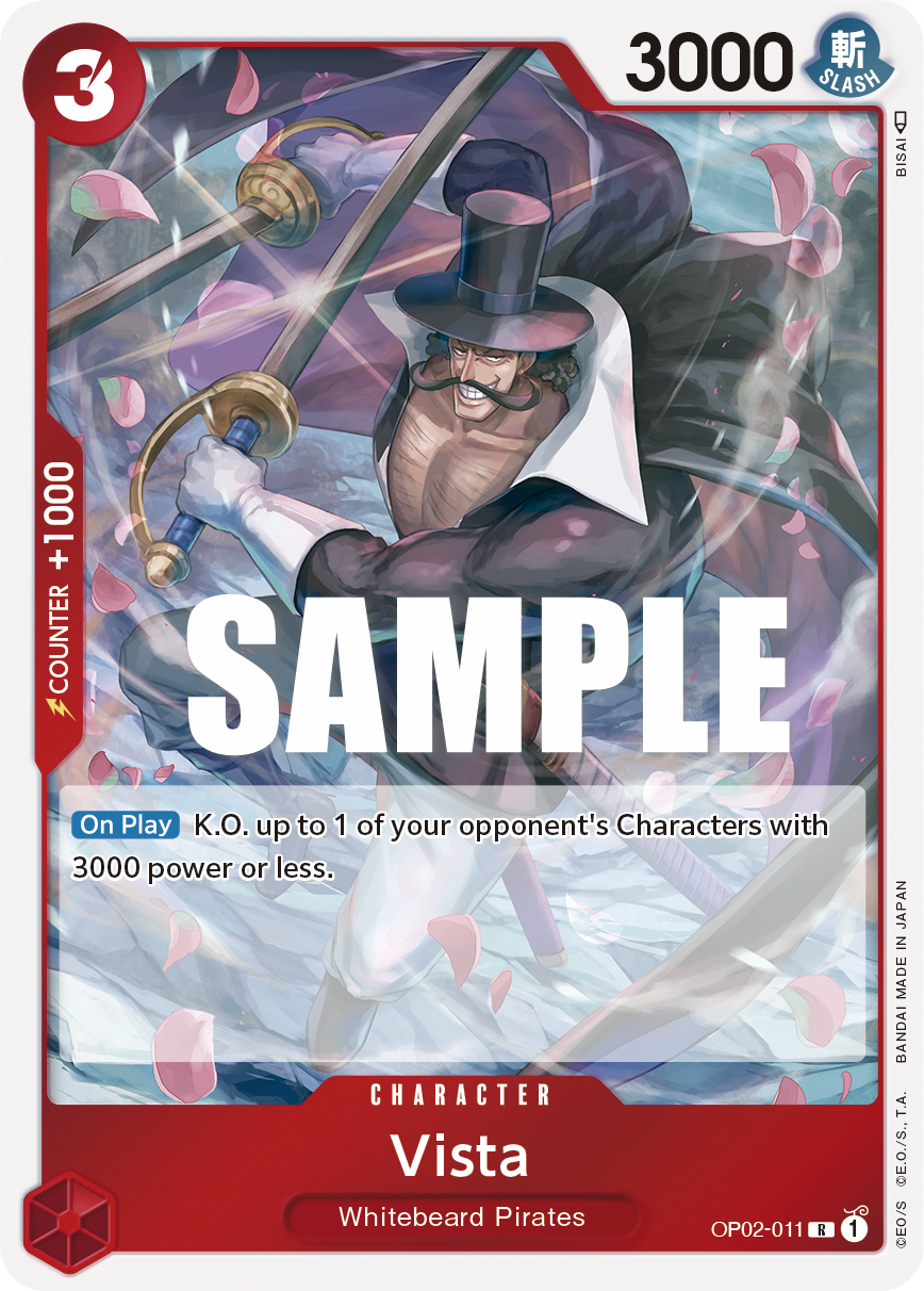 Vista One Piece card