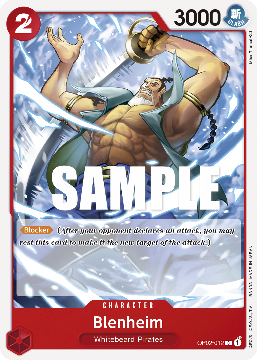 Blenheim One Piece card