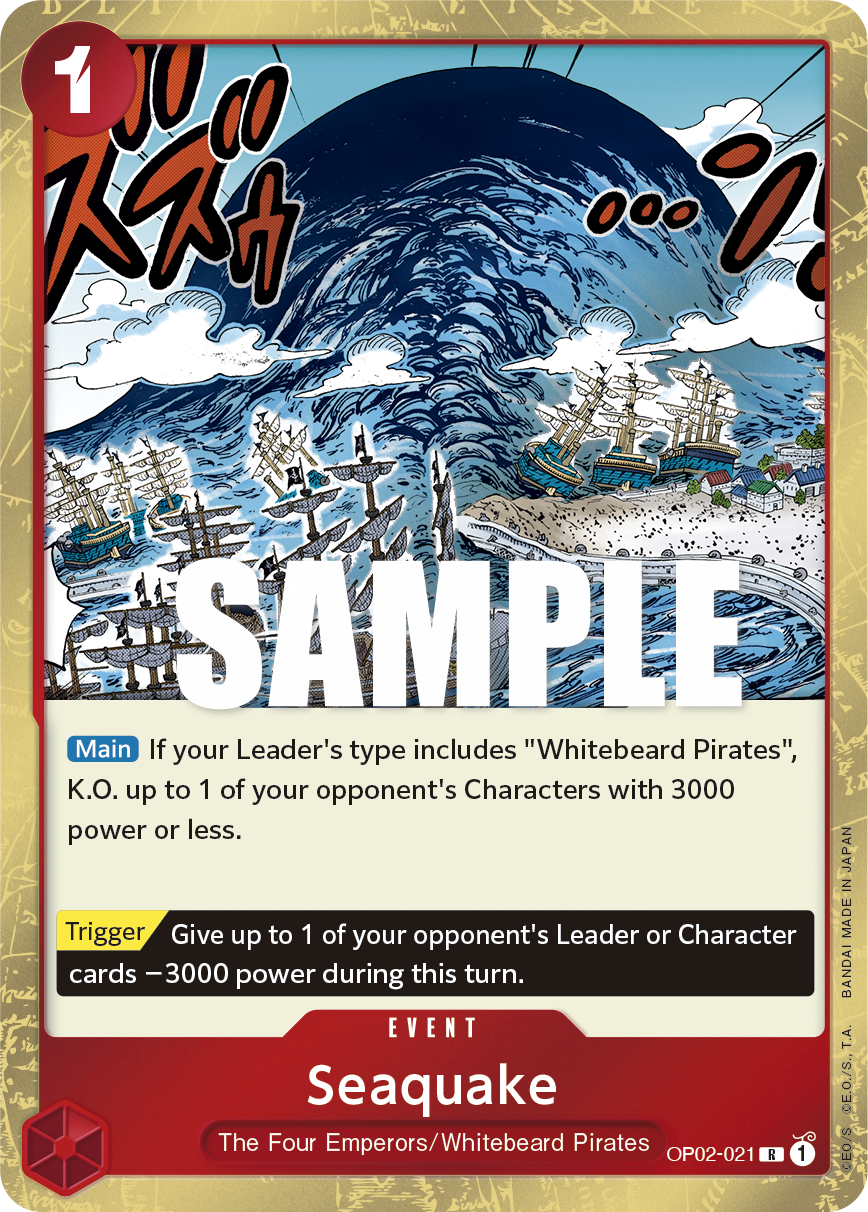 Seaquake One Piece card