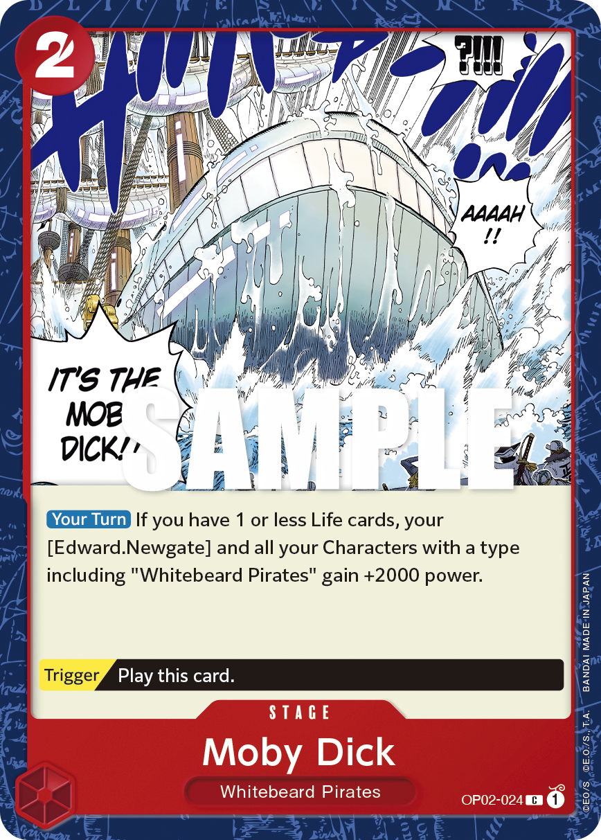 Moby Dick One Piece card