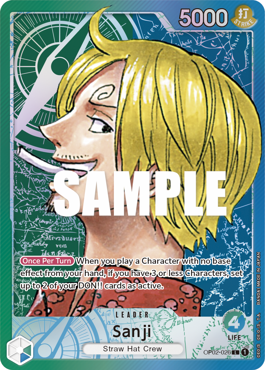 Sanji One Piece card