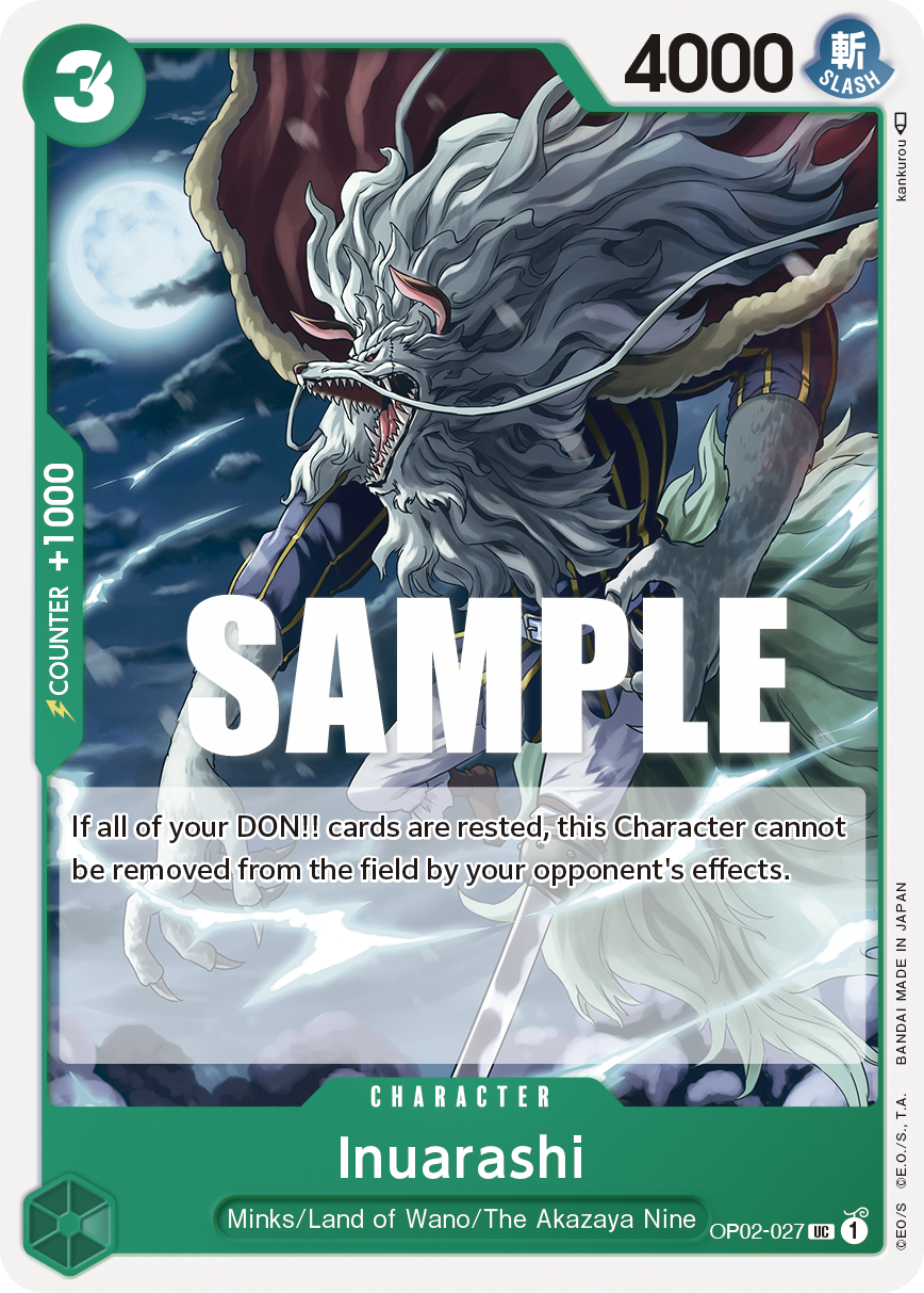 Inuarashi One Piece card