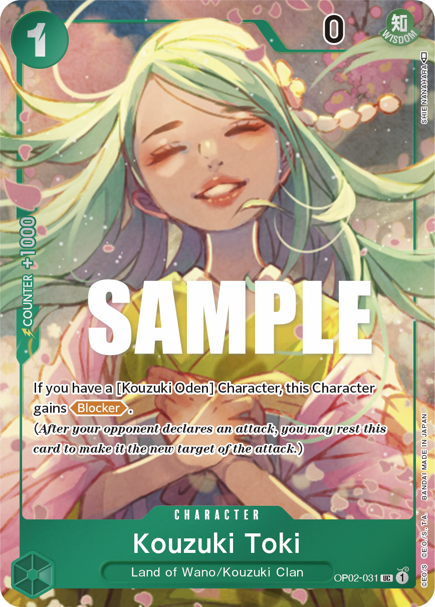 Kouzuki Toki One Piece card