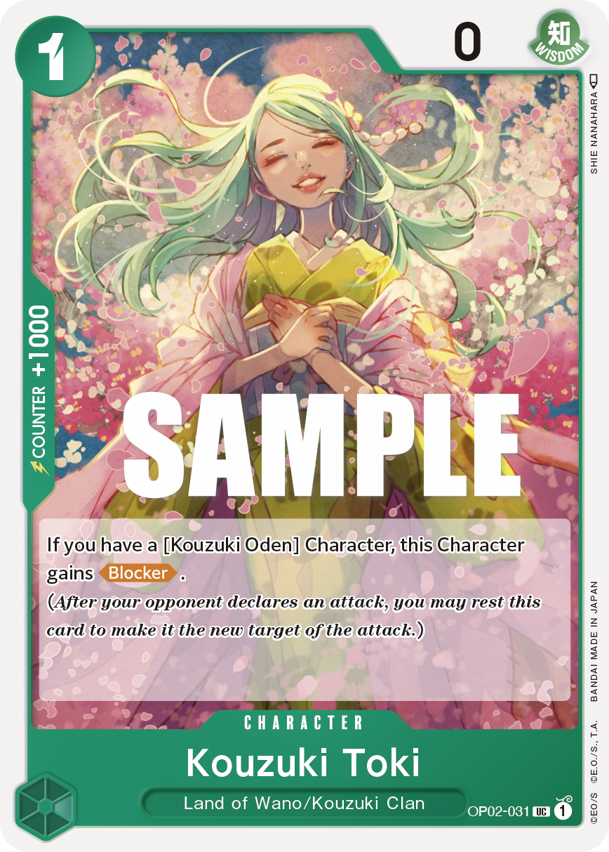 Kouzuki Toki One Piece card
