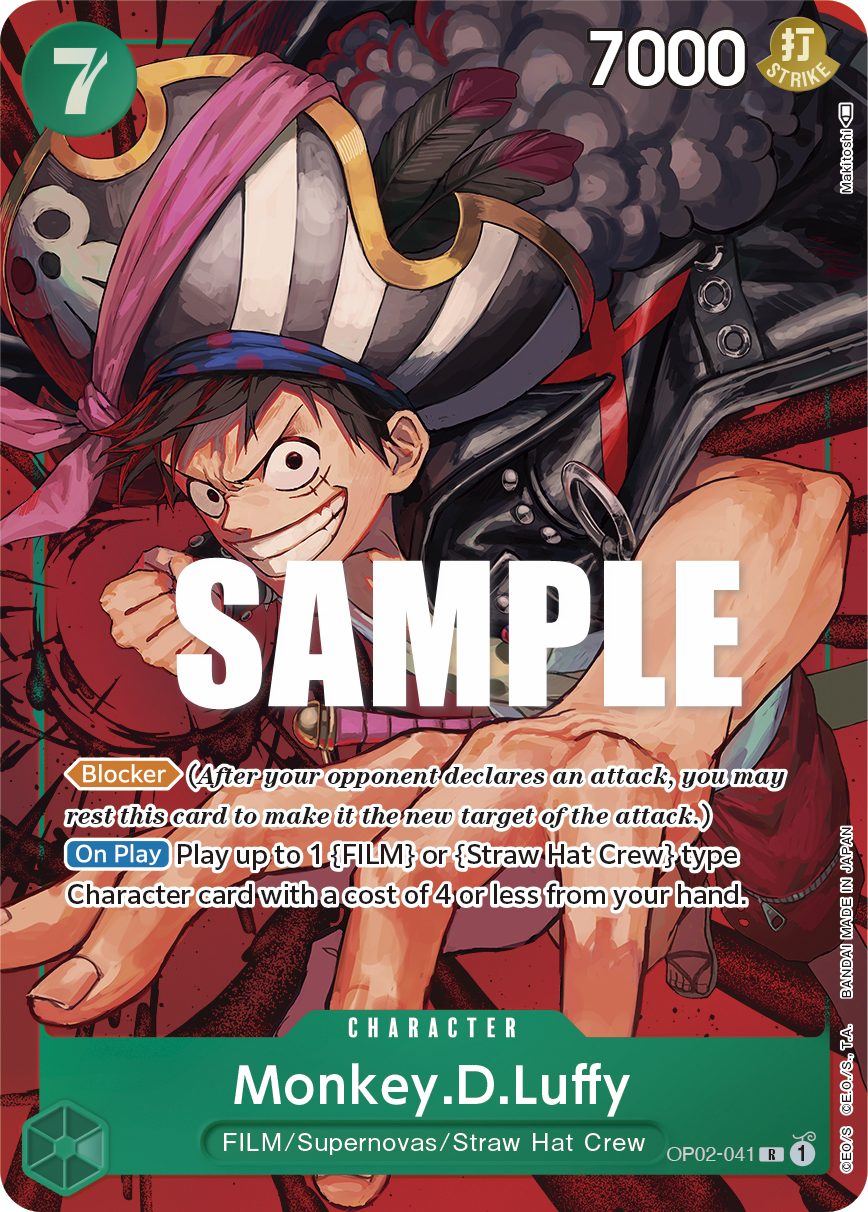Monkey.D.Luffy One Piece card