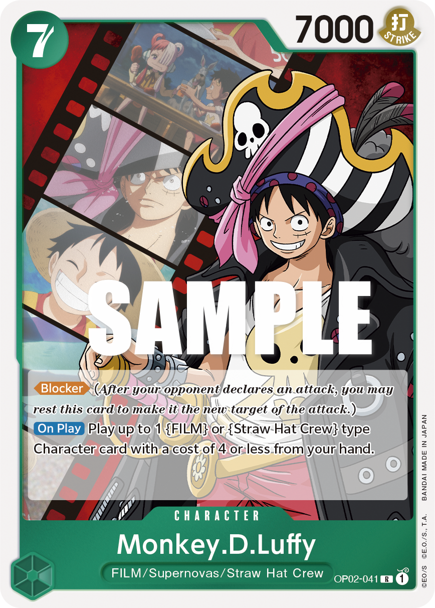 Monkey.D.Luffy One Piece card
