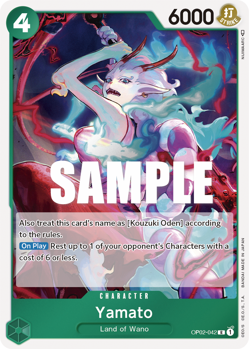Yamato One Piece card