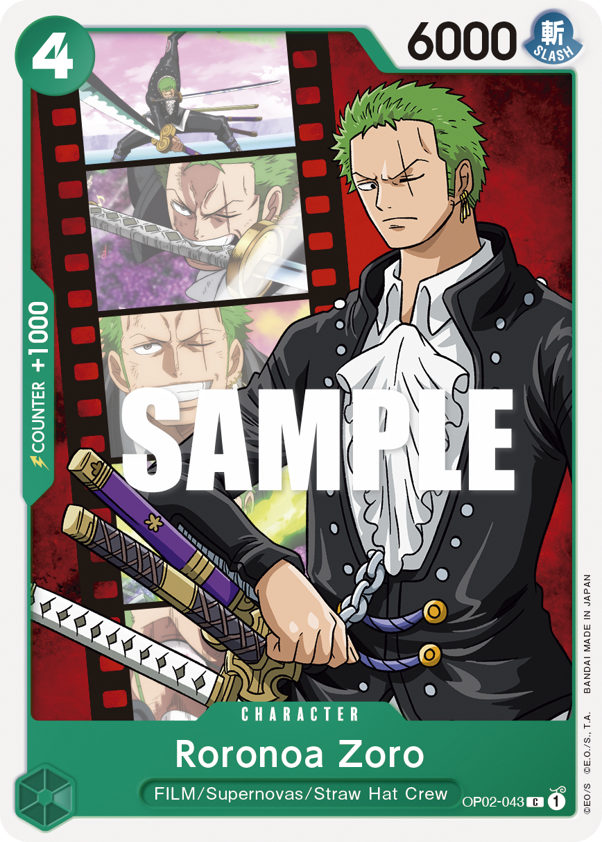 Roronoa Zoro One Piece card