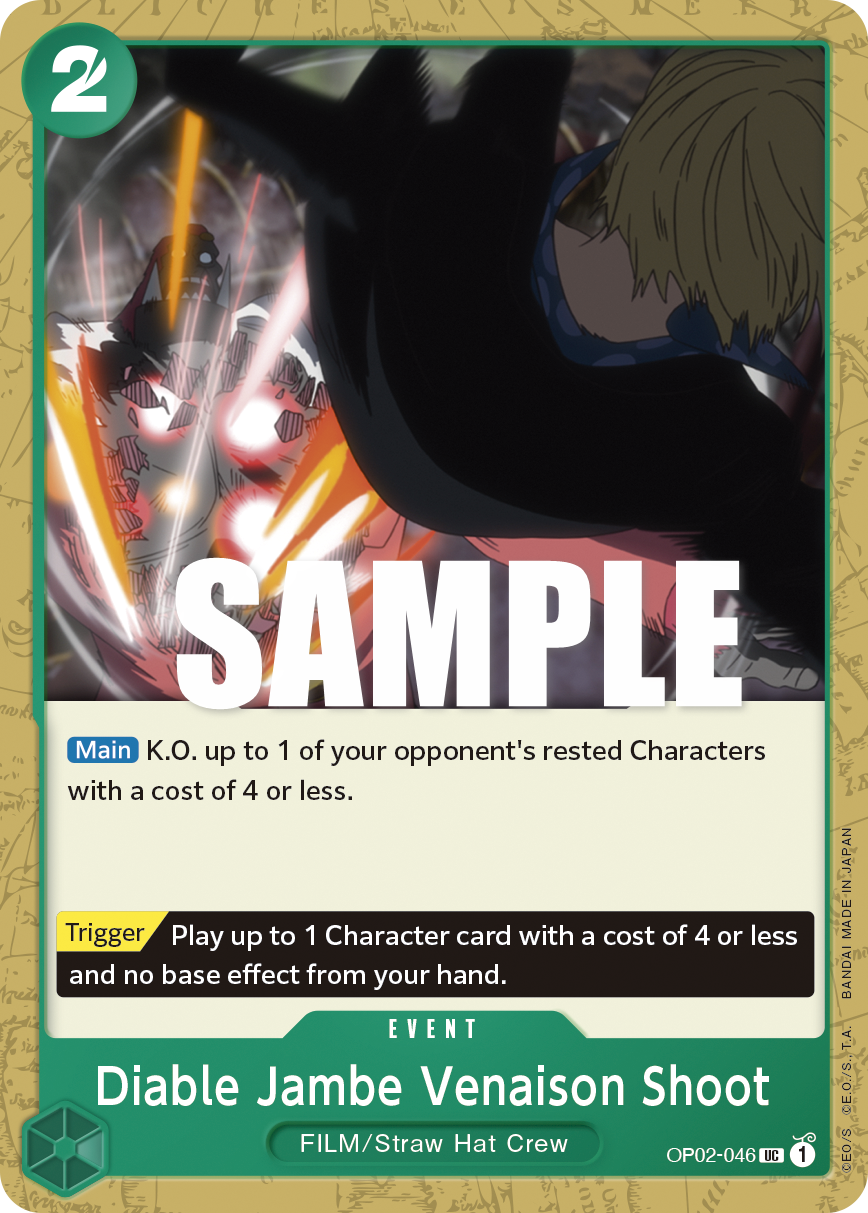 Diable Jambe Venaison Shoot One Piece card