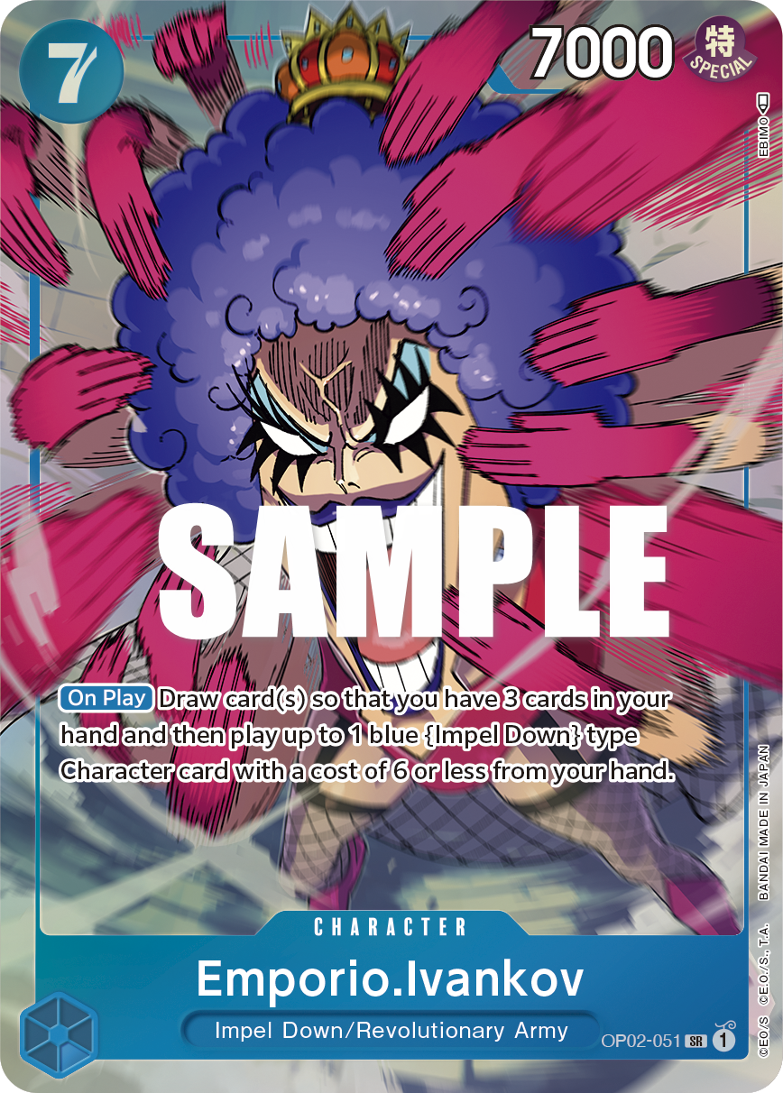 Emporio.Ivankov One Piece card