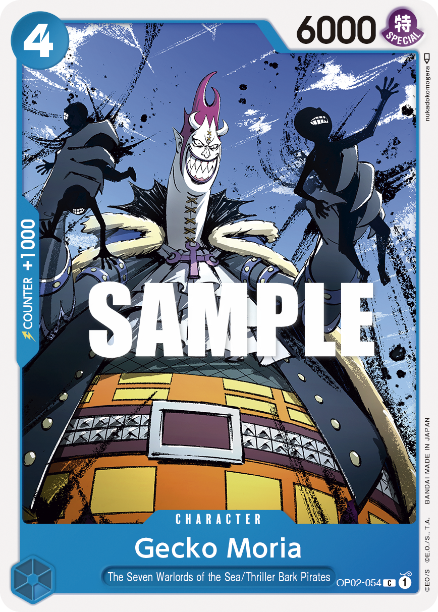 Gecko Moria One Piece card