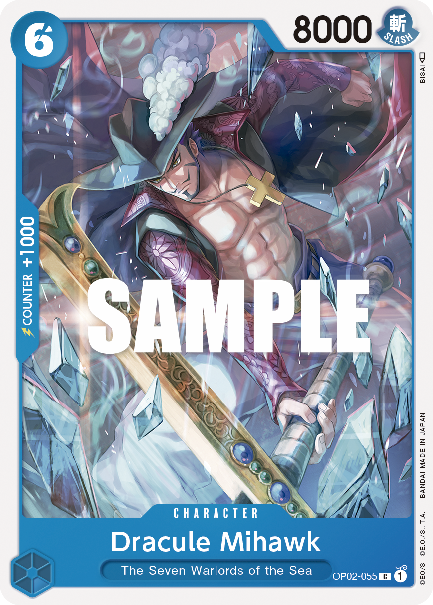 Dracule Mihawk One Piece card