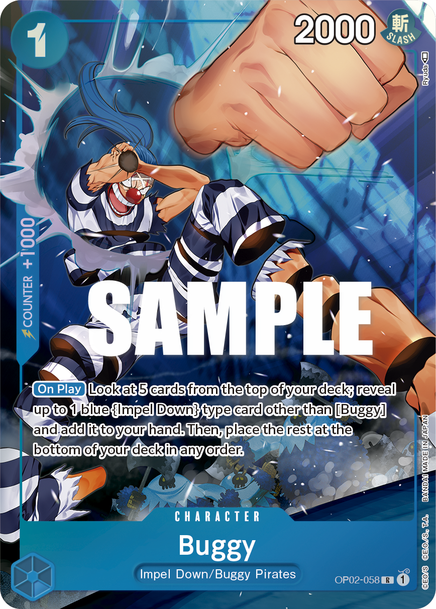 Buggy One Piece card