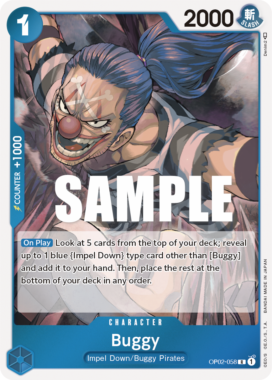 Buggy One Piece card
