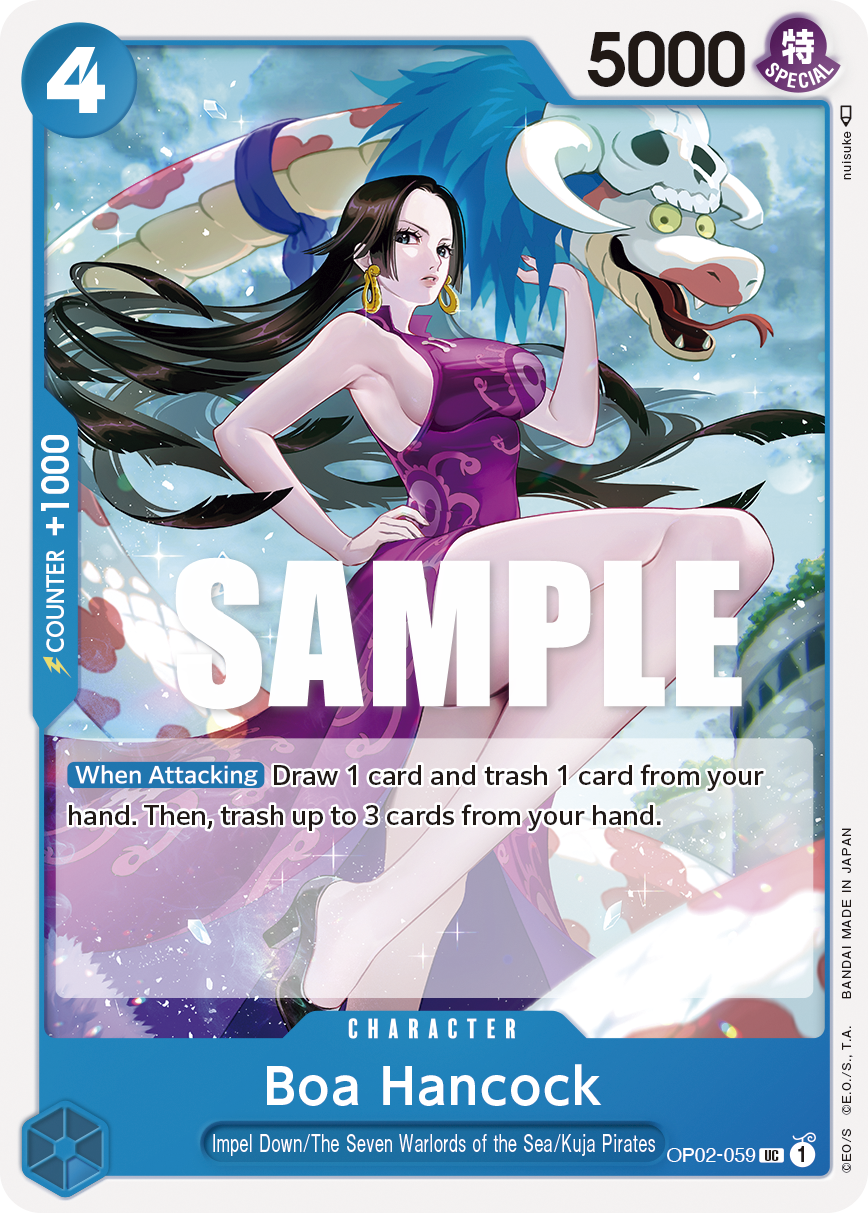 Boa Hancock One Piece card