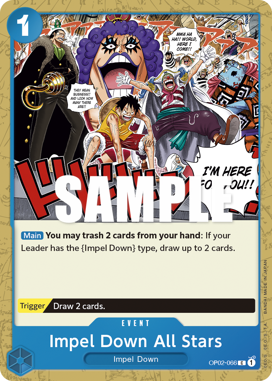 Impel Down All Stars One Piece card