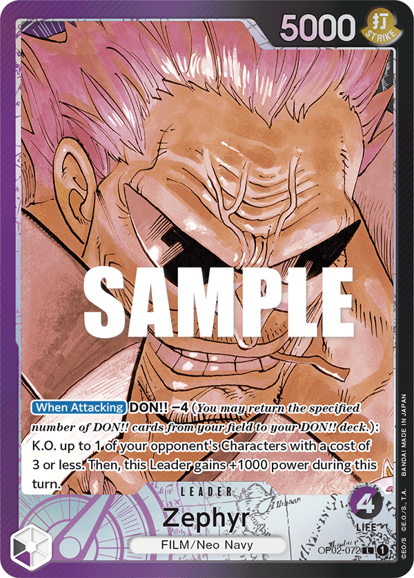 Zephyr One Piece card