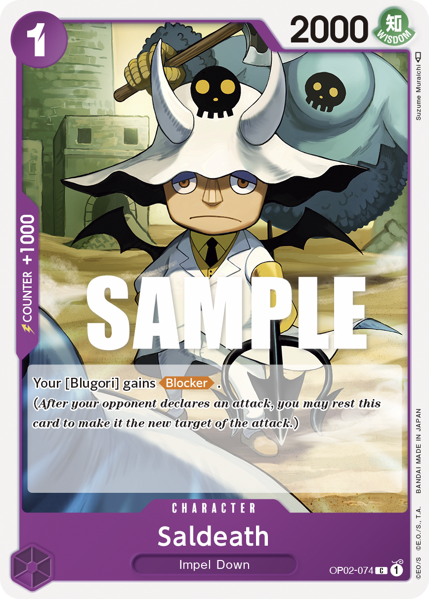 Saldeath One Piece card