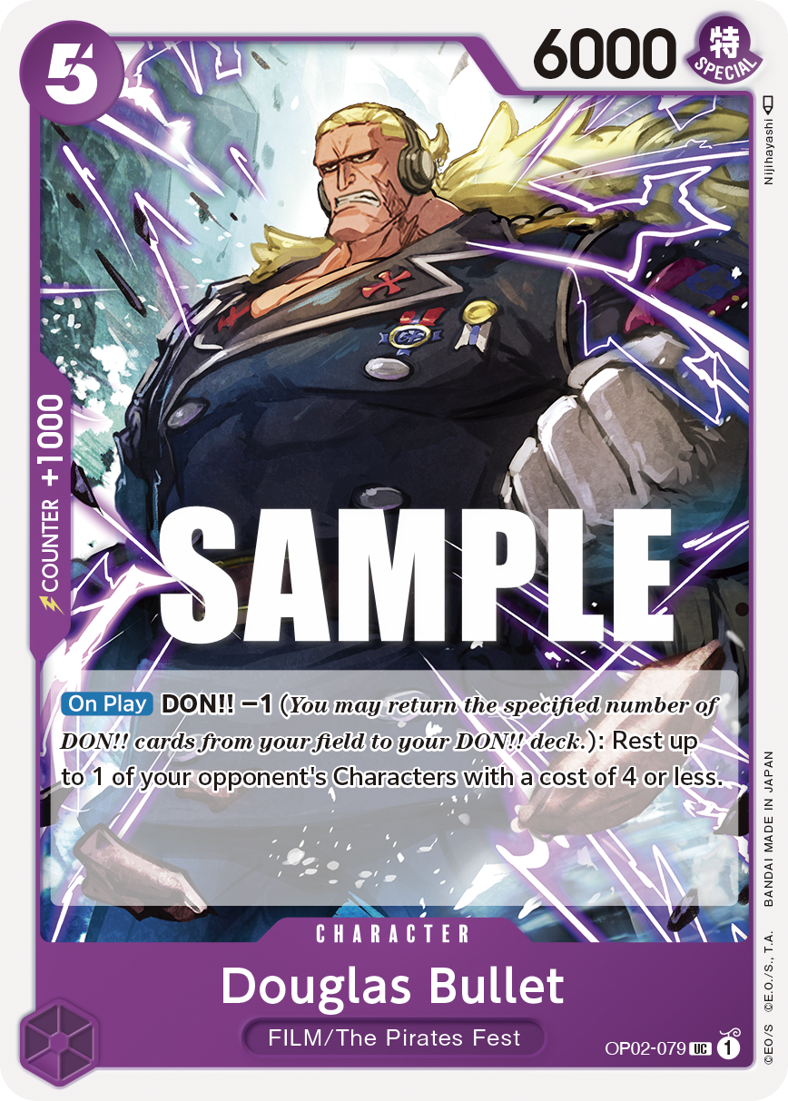 Douglas Bullet One Piece card