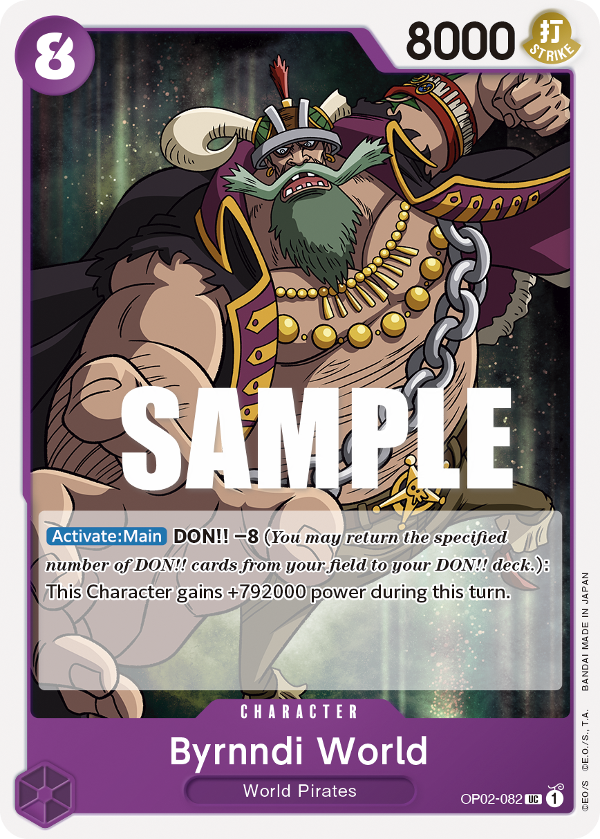 Byrnndi World One Piece card