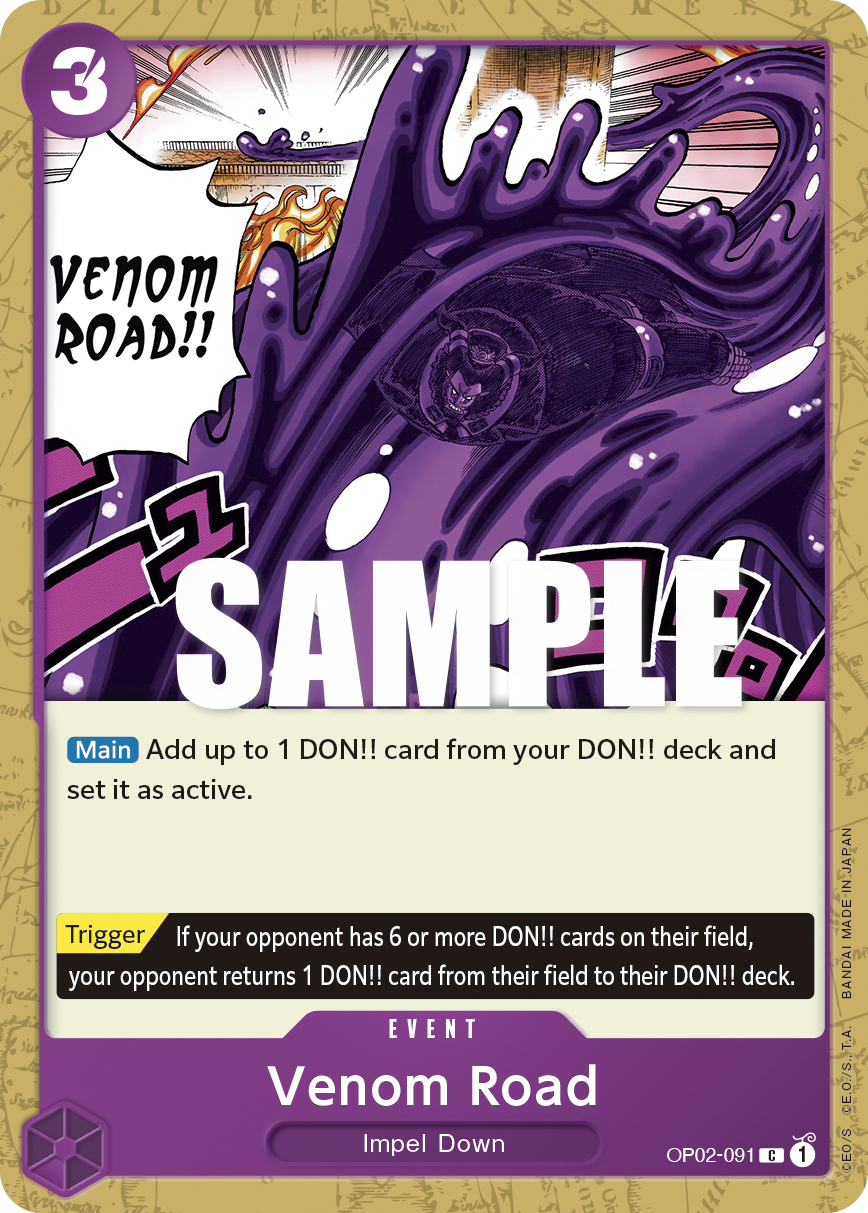 Venom Road One Piece card