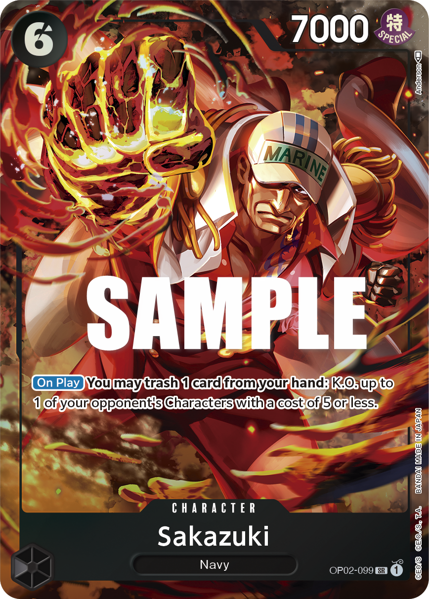 Sakazuki One Piece card