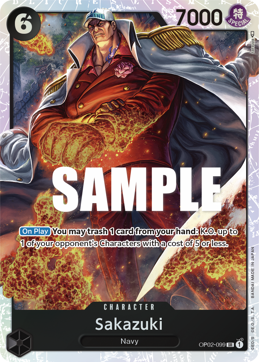 Sakazuki One Piece card