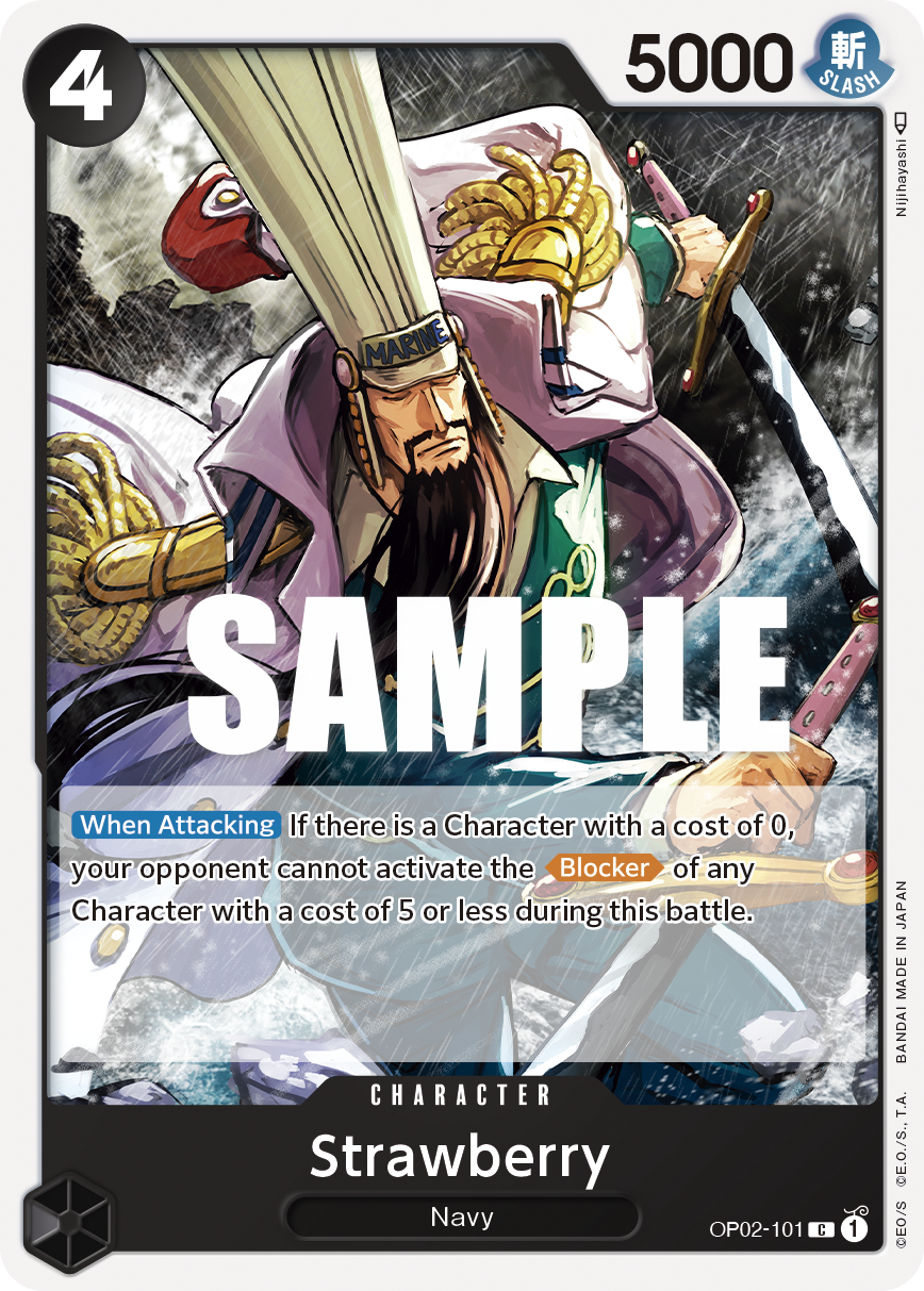 Strawberry One Piece card