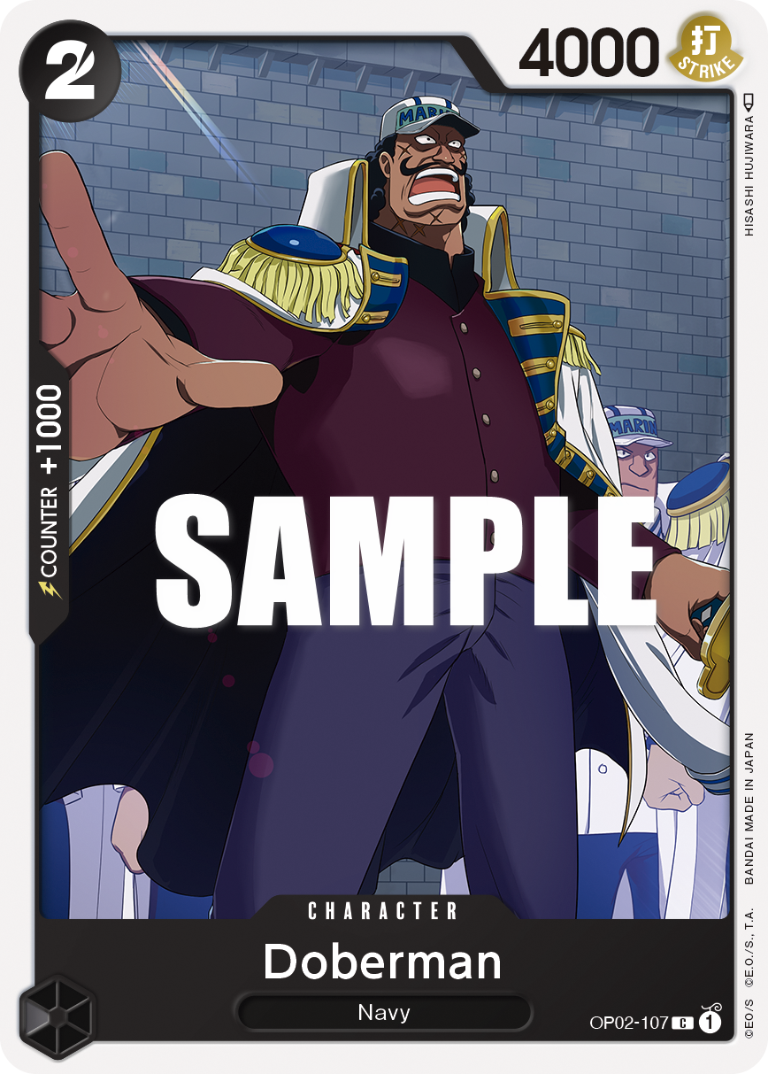 Doberman One Piece card