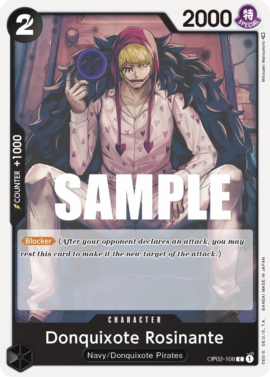 Donquixote Rosinante One Piece card
