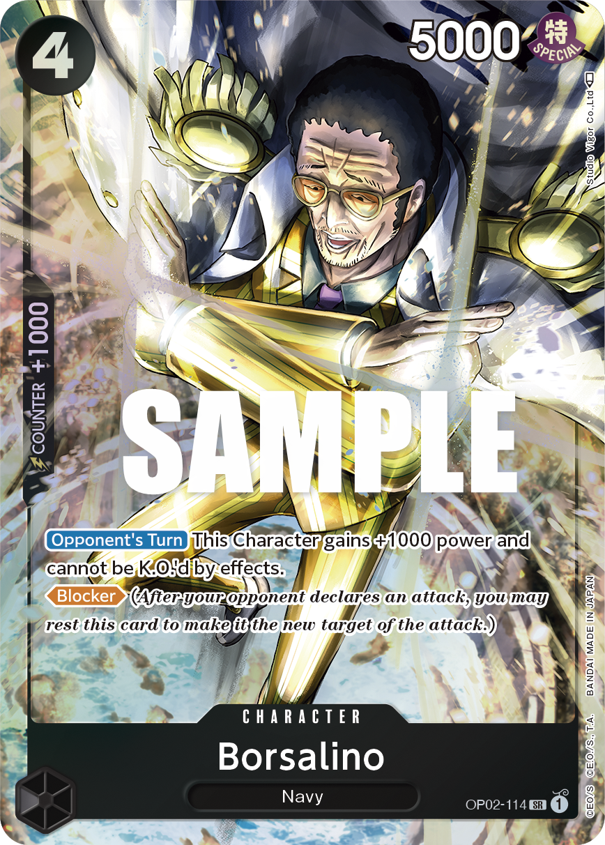 Borsalino One Piece card