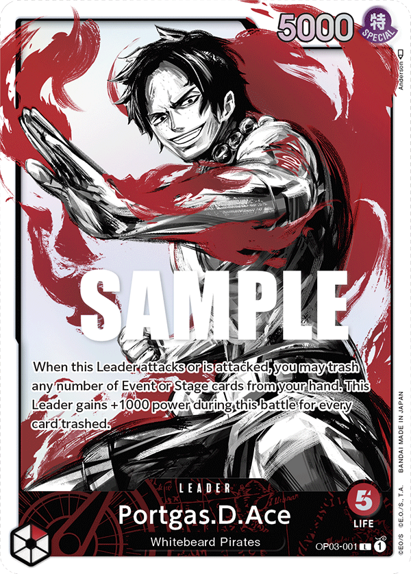 Portgas.D.Ace One Piece card
