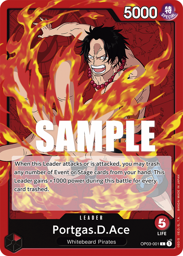 Portgas.D.Ace One Piece card