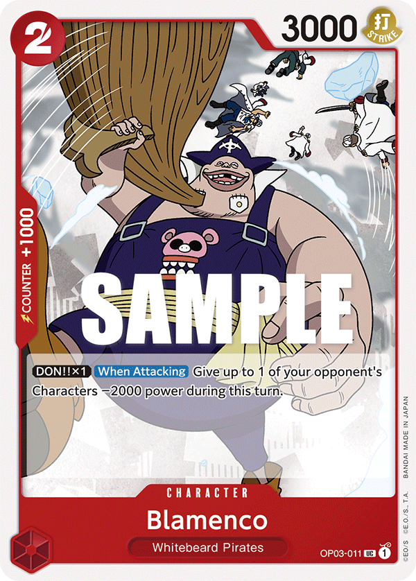Blamenco One Piece card